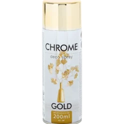 Peinture en aérosol à effet chromé Doré Gold | Action FR