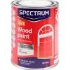 Peinture laque satinée pour bois 2-en-1 Spectrum RAL 9010 Blanc 750 ml | Action FR