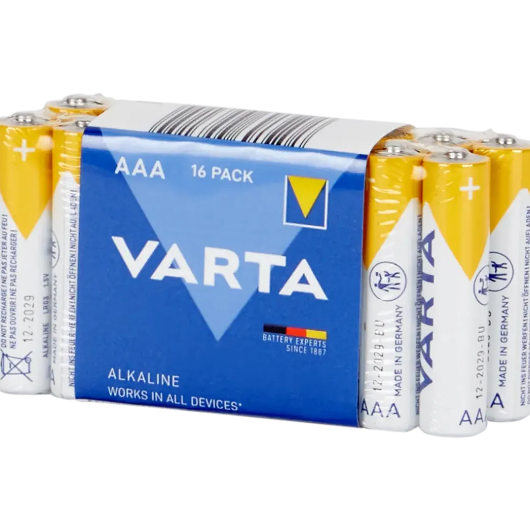 Piles AAA Varta 16 Pièces | Action FR