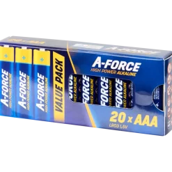 Piles A-Force AAA 20 Pièces | Action FR
