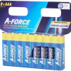 Piles A-Force High Power Alkaline AAA 8 Pièces | Action FR