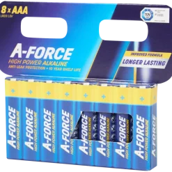 Piles A-Force High Power Alkaline AAA 8 Pièces | Action FR
