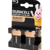 Piles Duracell Everyday Alkaline 9 volts 2 Pièces | Action FR