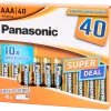 Piles Panasonic AAA 40 Pièces | Action FR