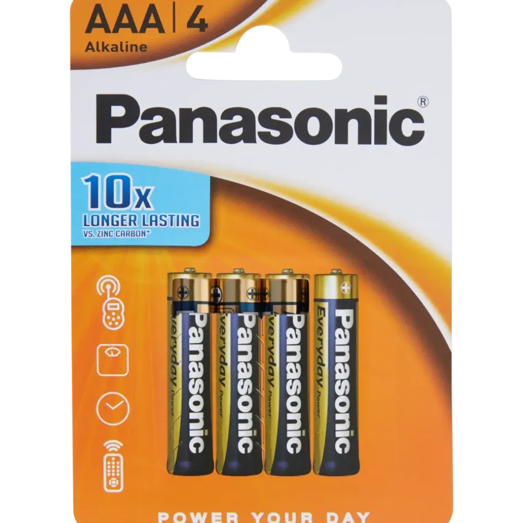 Piles Panasonic AAA 4 Pièces | Action FR