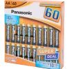 Piles Panasonic AA 60 Pièces | Action FR