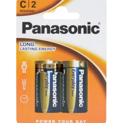 Piles Panasonic C 2 Pièces | Action FR