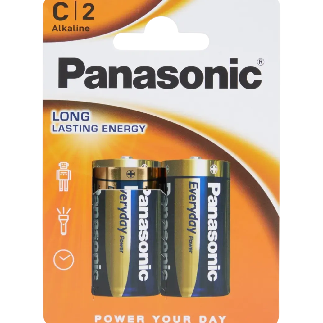 Piles Panasonic C 2 Pièces | Action FR
