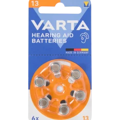 Piles pour appareils auditifs Varta Type 13 6 Pièces | Action FR