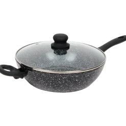 Poêle avec couvercle en verre 28 cm | Action FR