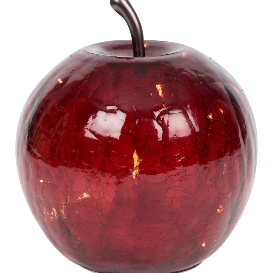 Pomme en verre avec LED | Action FR