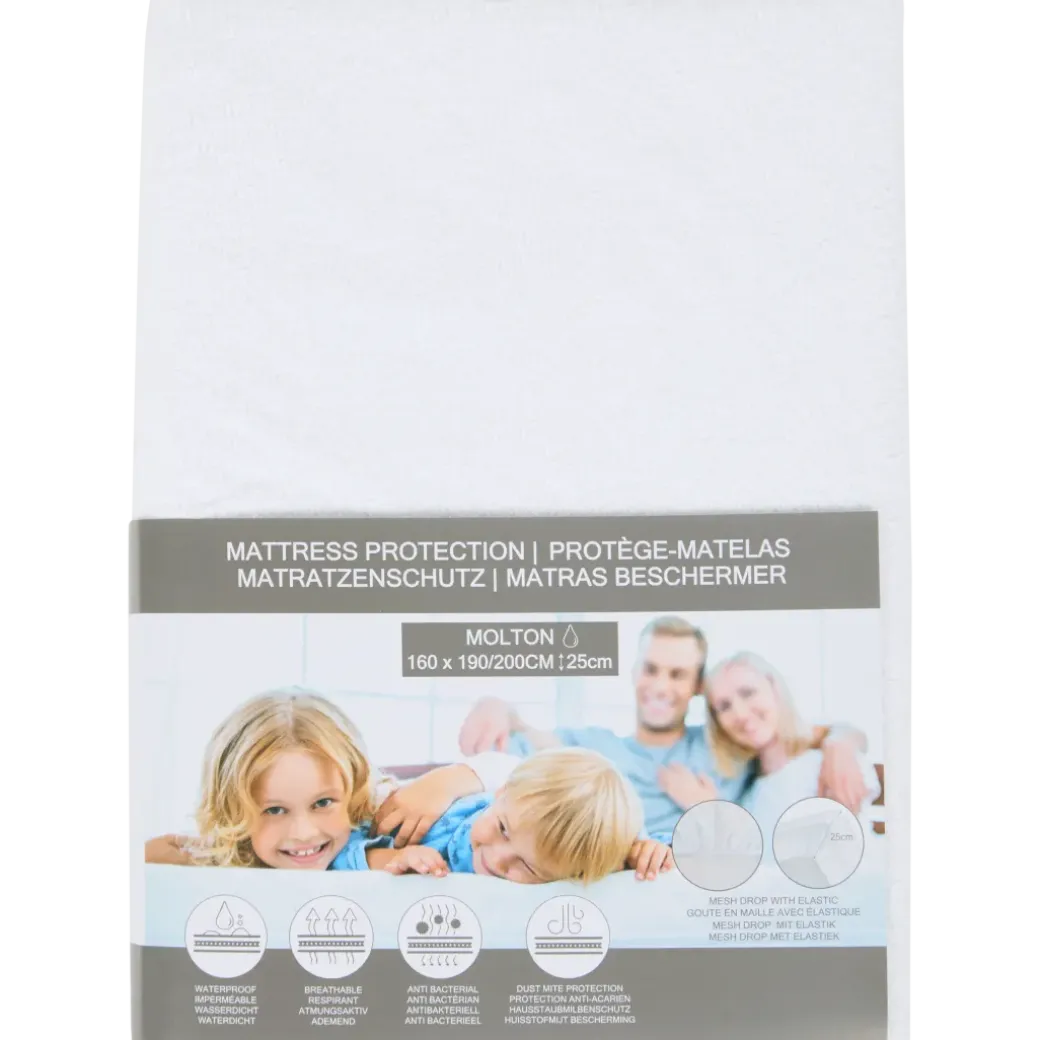 Protège-matelas 160 x 190 x 25 cm | Action FR