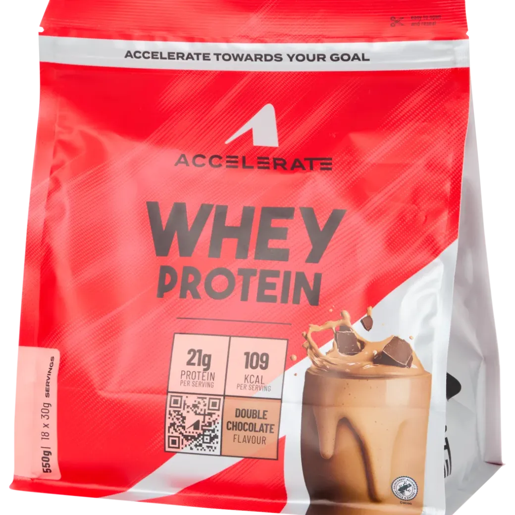 Protéine de lactosérum en poudre Accelerate Double Chocolate | Action FR