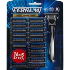 Rasoir avec lames supplémentaires Ferrum | Action FR