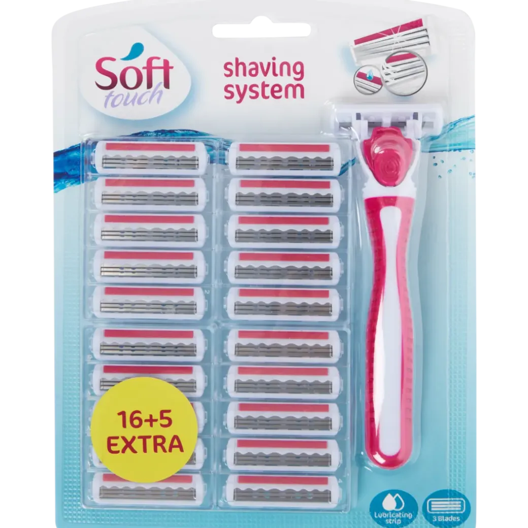 Rasoir avec recharges Soft Touch | Action FR