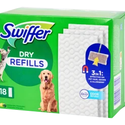 Recharge de lingettes sèches pour le sol Swiffer | Action FR