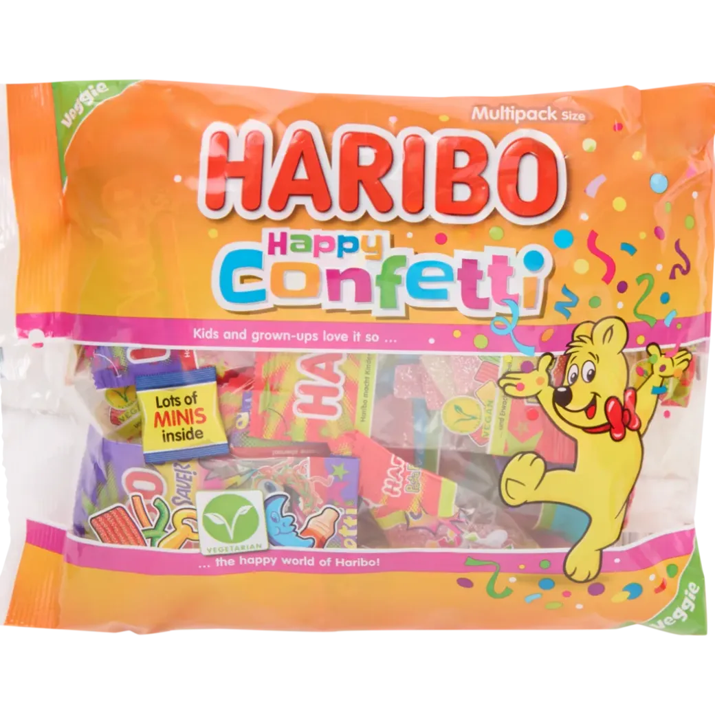Sachets de bonbons Haribo Happy Confetti | Action FR