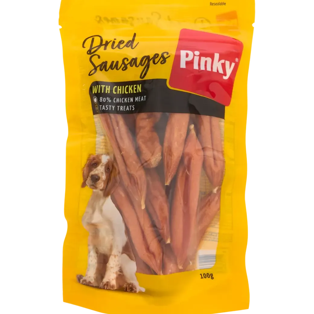 Saucisses sèches pour chien Pinky | Action FR