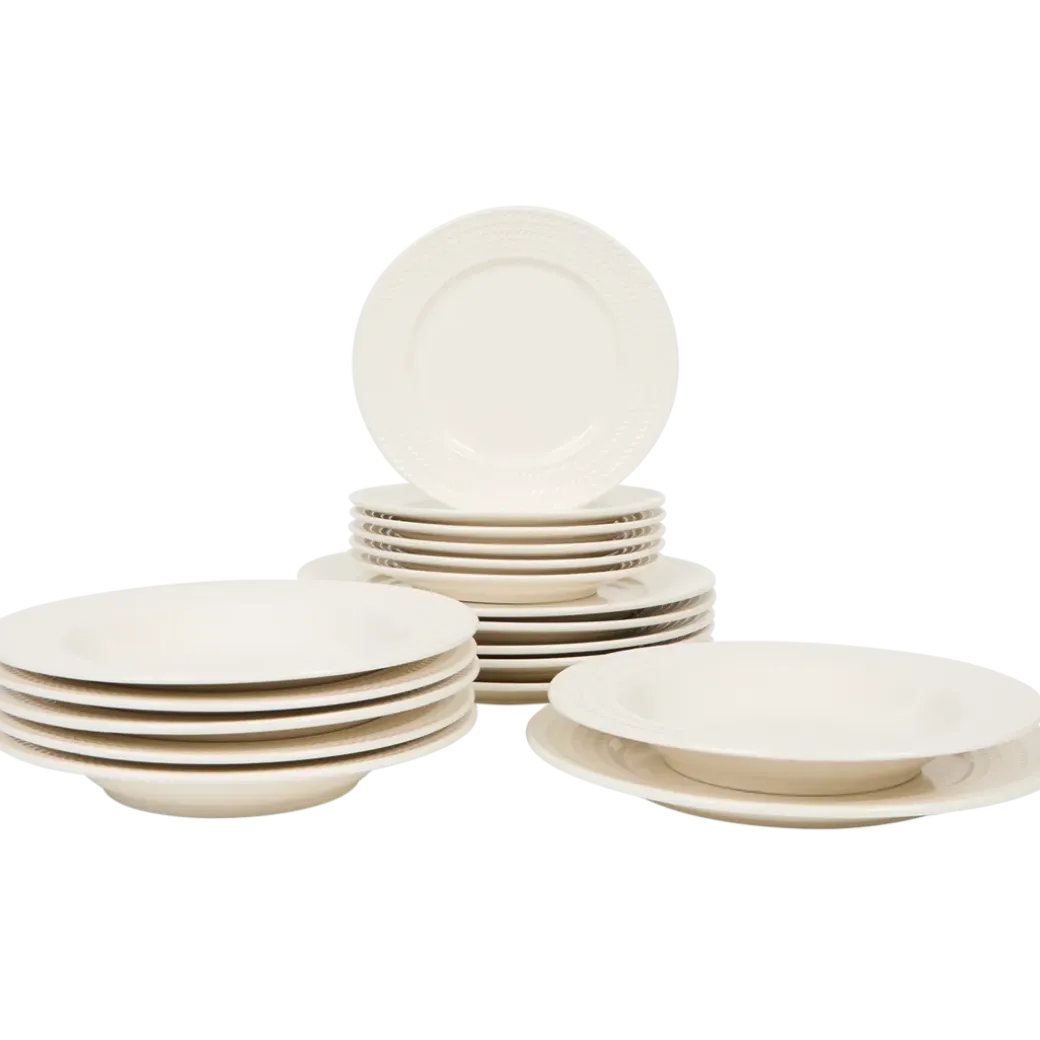 Service de table Blanc | Action FR