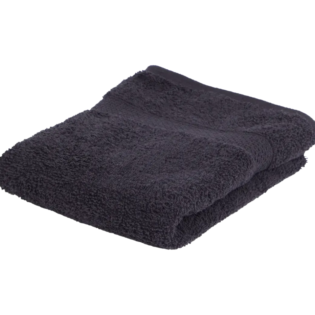 Serviette de toilette noire Capetown 50 x 100 cm Noir | Action FR