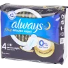 Serviettes hygiéniques Always Free Secure Night 6 Pièces | Action FR