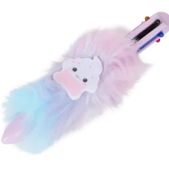 Stylo 6 couleurs en peluche | Action FR