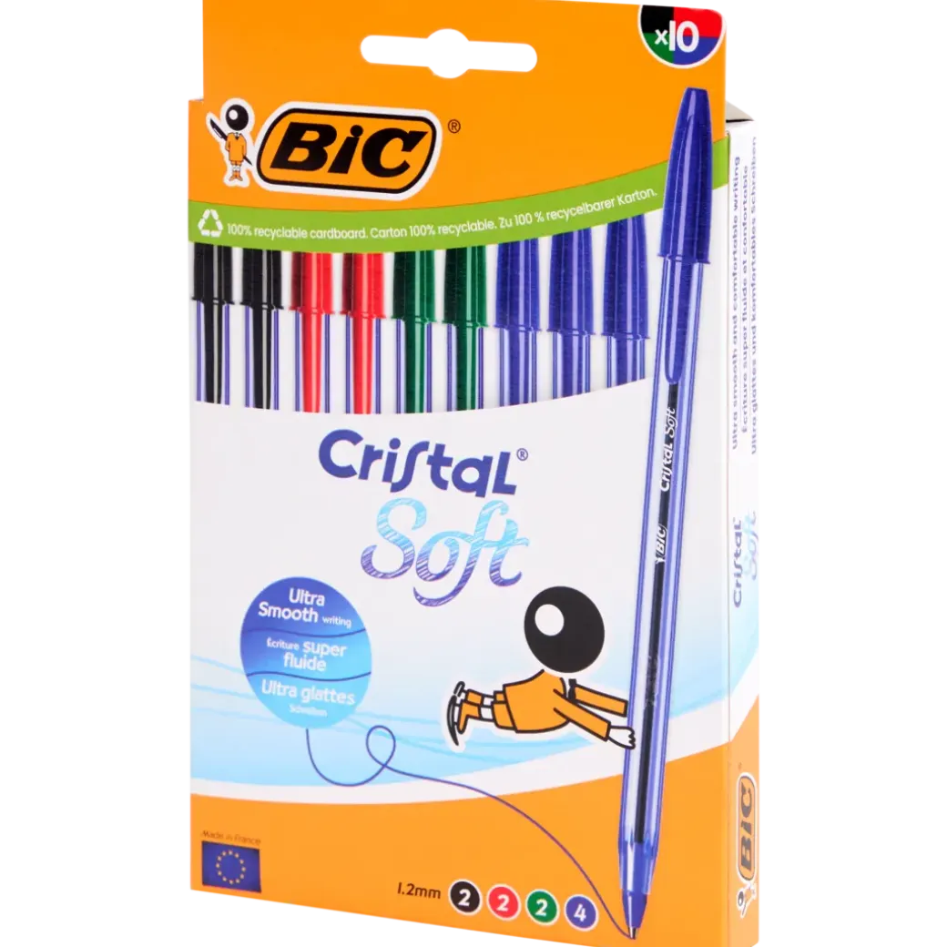 Stylos-bille BIC Cristal Soft | Action FR