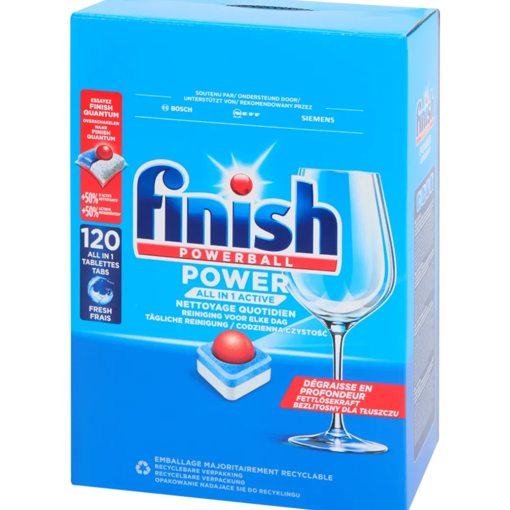 Tablettes pour lave-vaisselle Finish Powerball All-in-1 Essential | Action FR