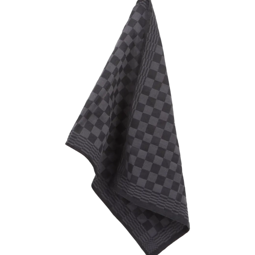 Torchon La Sonata Anthracite 50 x 70 cm Noir | Action FR