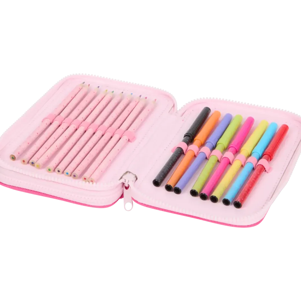 Trousse avec crayons et feutres | Action FR