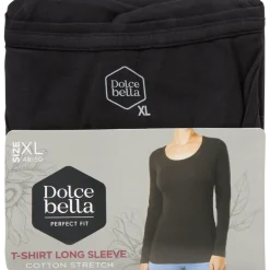 T-shirt basique Dolce Bella Noir Femme | Action FR